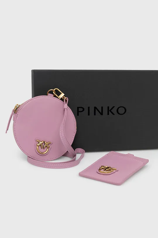 Δερμάτινο πορτοφόλι και θήκη καρτών Pinko