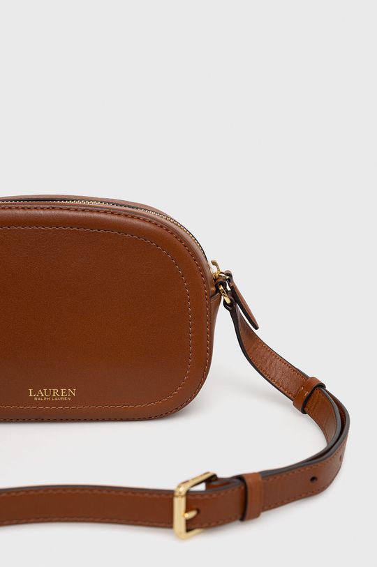 Kožená kabelka Lauren Ralph Lauren  Hlavní materiál: 100% Hovězí useň Podšívka: 100% Polyester