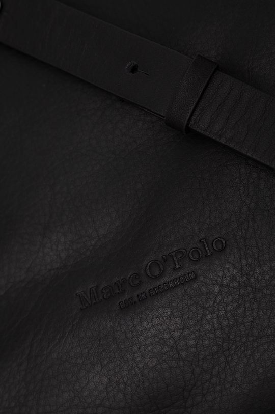 Кожена чанта Marc O'Polo черен