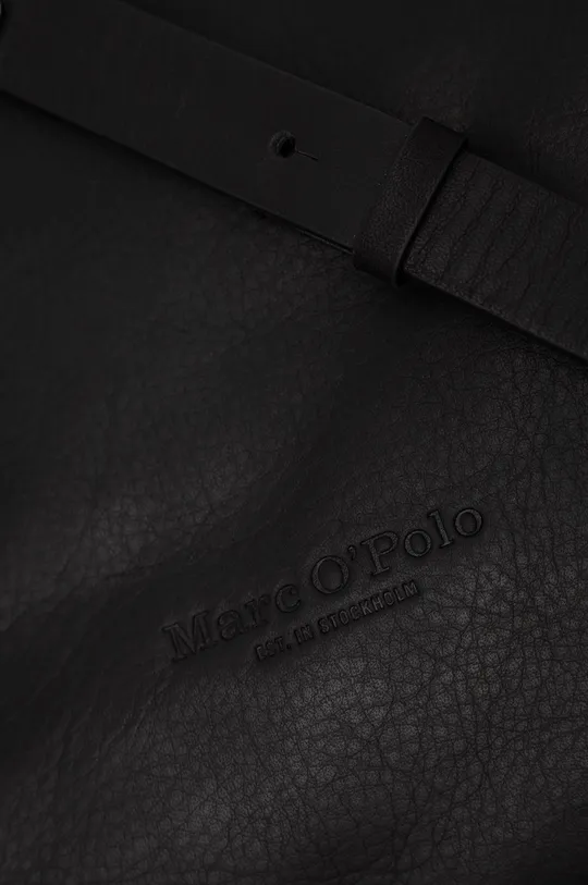 Usnjena torbica Marc O'Polo črna