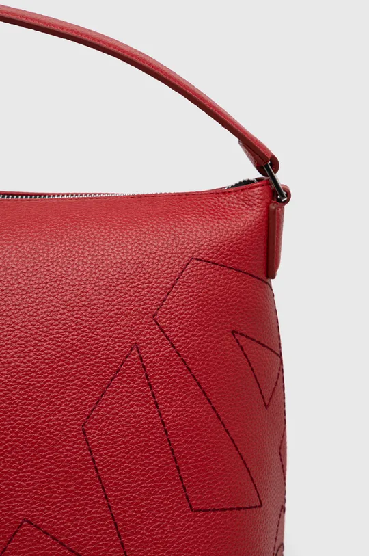 crvena Kožna torba Karl Lagerfeld