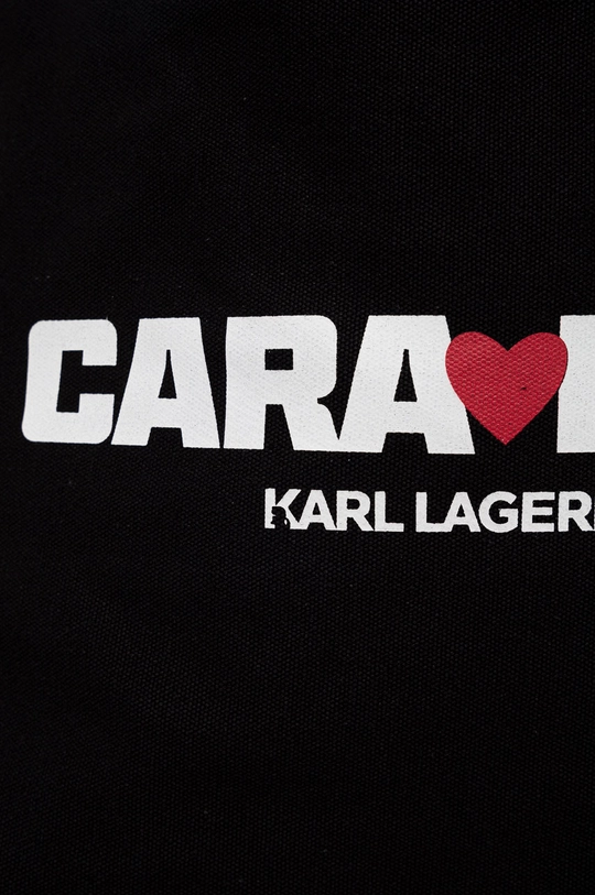 čierna Kabelka Karl Lagerfeld Karl Lagerfeld X Cara Delevingne