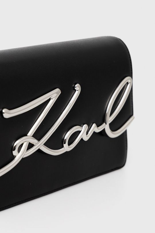 Kožená kabelka Karl Lagerfeld  100% Hovězí useň