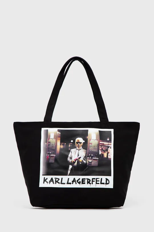 czarny Karl Lagerfeld torebka Damski