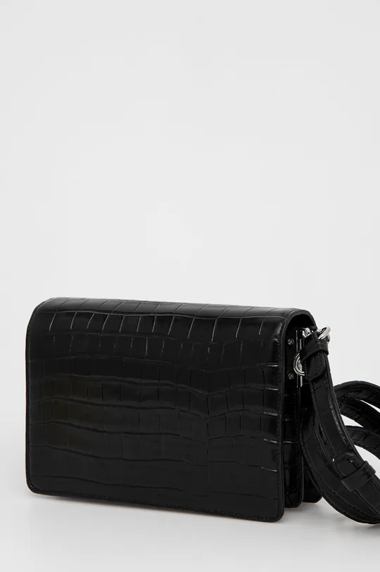 Kožená kabelka Karl Lagerfeld  100% Hovädzia koža