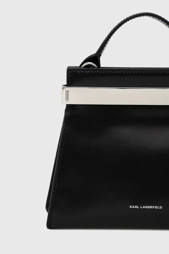 Kožená kabelka Karl Lagerfeld  100% Recyklovaná koža