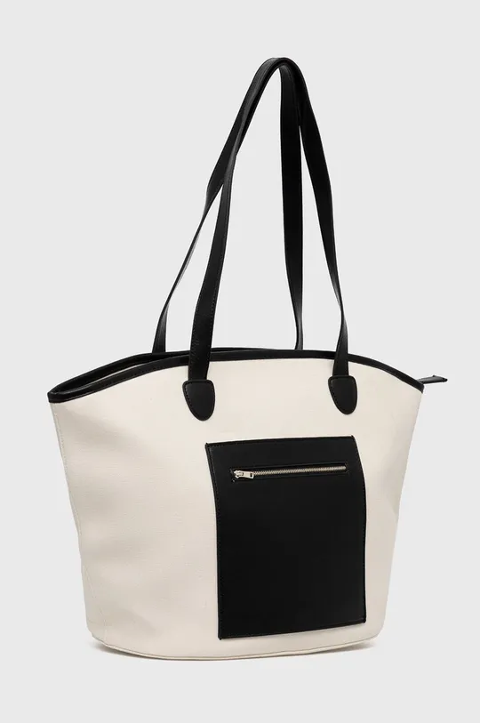 Βαμβακερή τσάντα Abercrombie & Fitch μπεζ