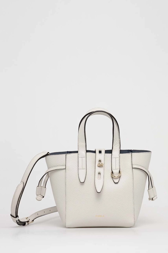 bianco Furla borsa a mano in pelle Net Donna