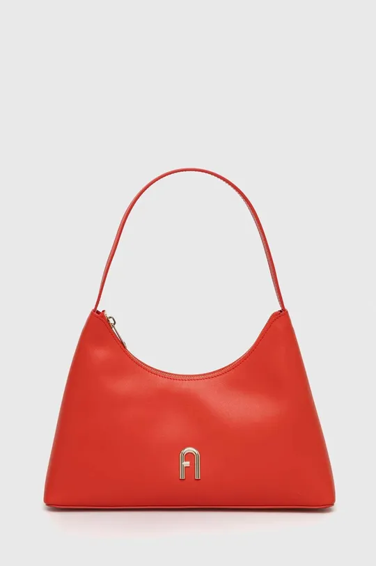 κόκκινο Δερμάτινη τσάντα Furla Γυναικεία