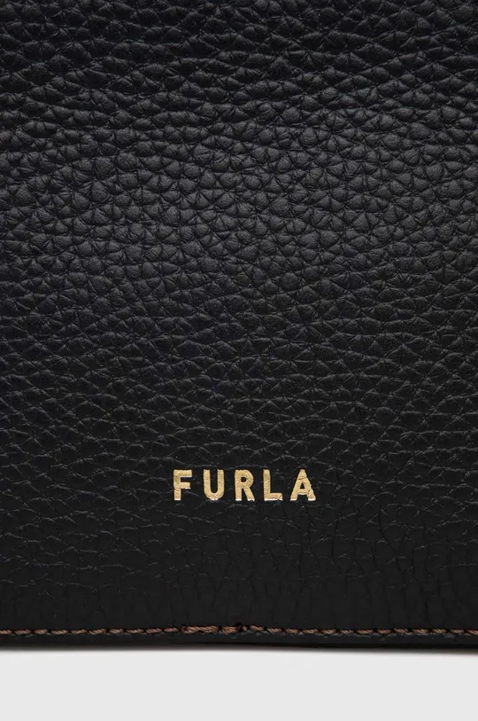 чорний Шкіряна сумочка Furla Primula