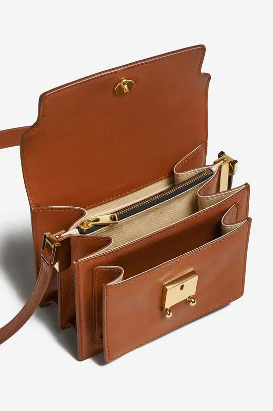 brown Marni leather handbag
