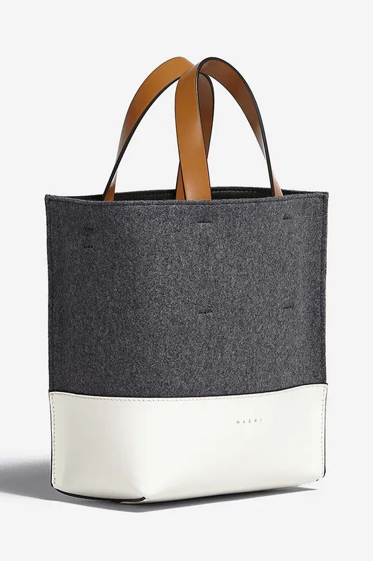 Marni handbag  Insole: 55% Cotton, 45% Polyamide Basic material: 80% Wool, 20% Polyamide