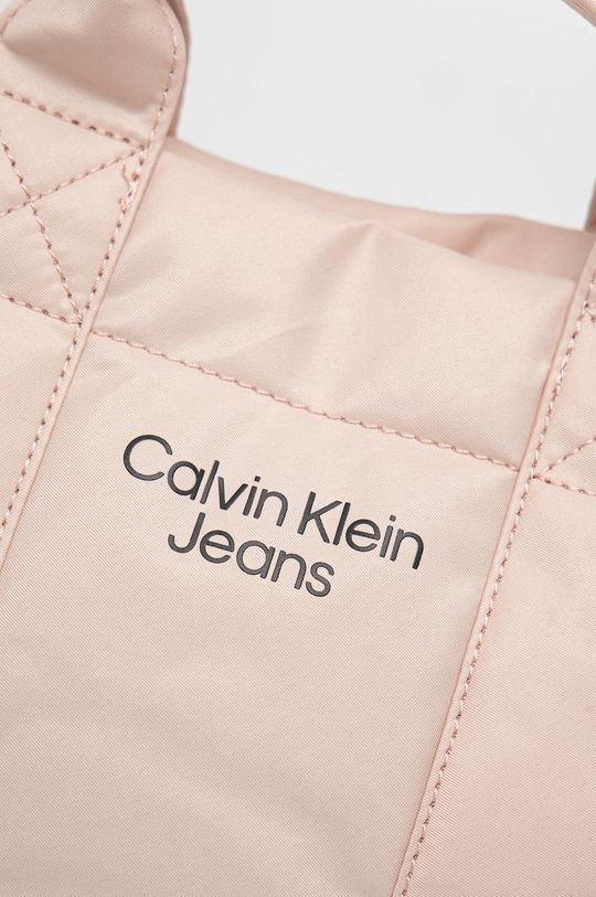 pastelová ružová Kabelka Calvin Klein Jeans