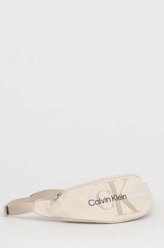 Τσάντα φάκελος Calvin Klein Jeans μπεζ