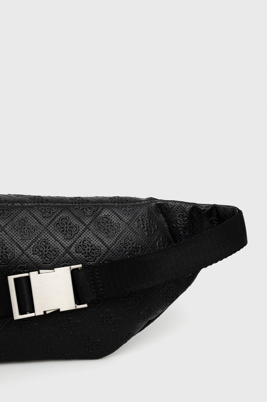 Сумка на пояс Guess колір чорний | ANSWEAR.ua