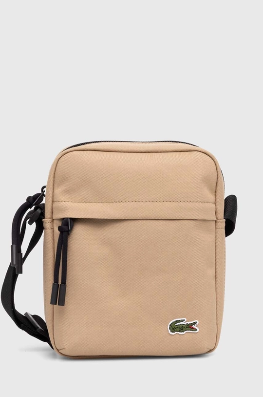 beige Lacoste small items bag Unisex