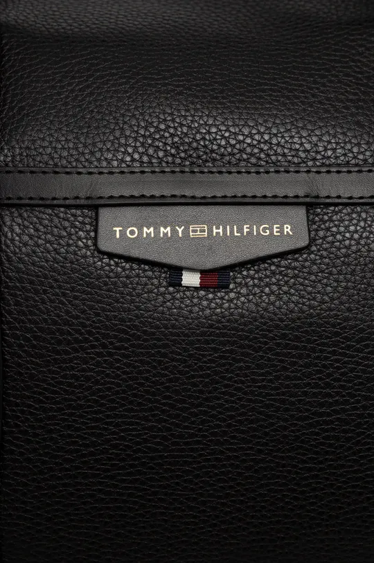 czarny Tommy Hilfiger torba skórzana