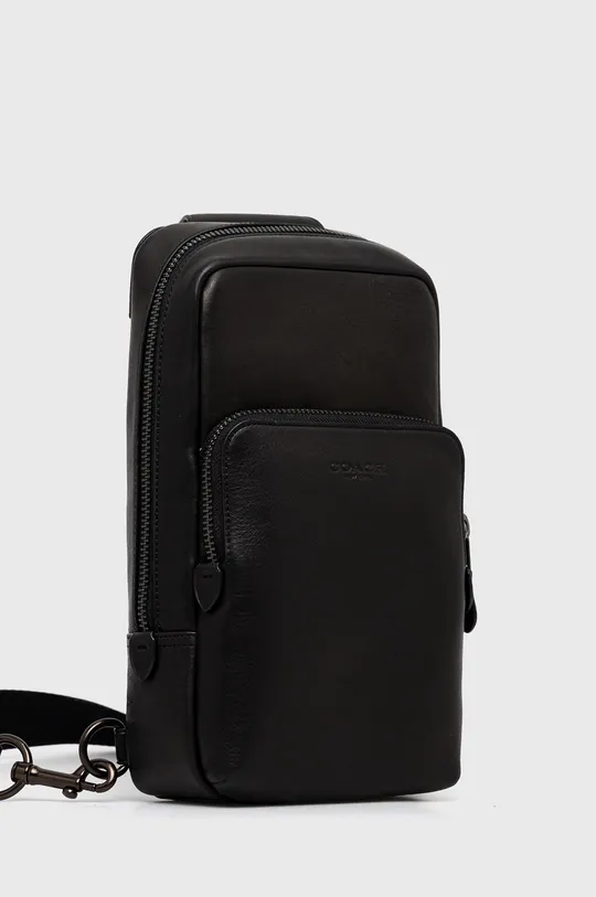 Шкіряна сумка Coach чорний