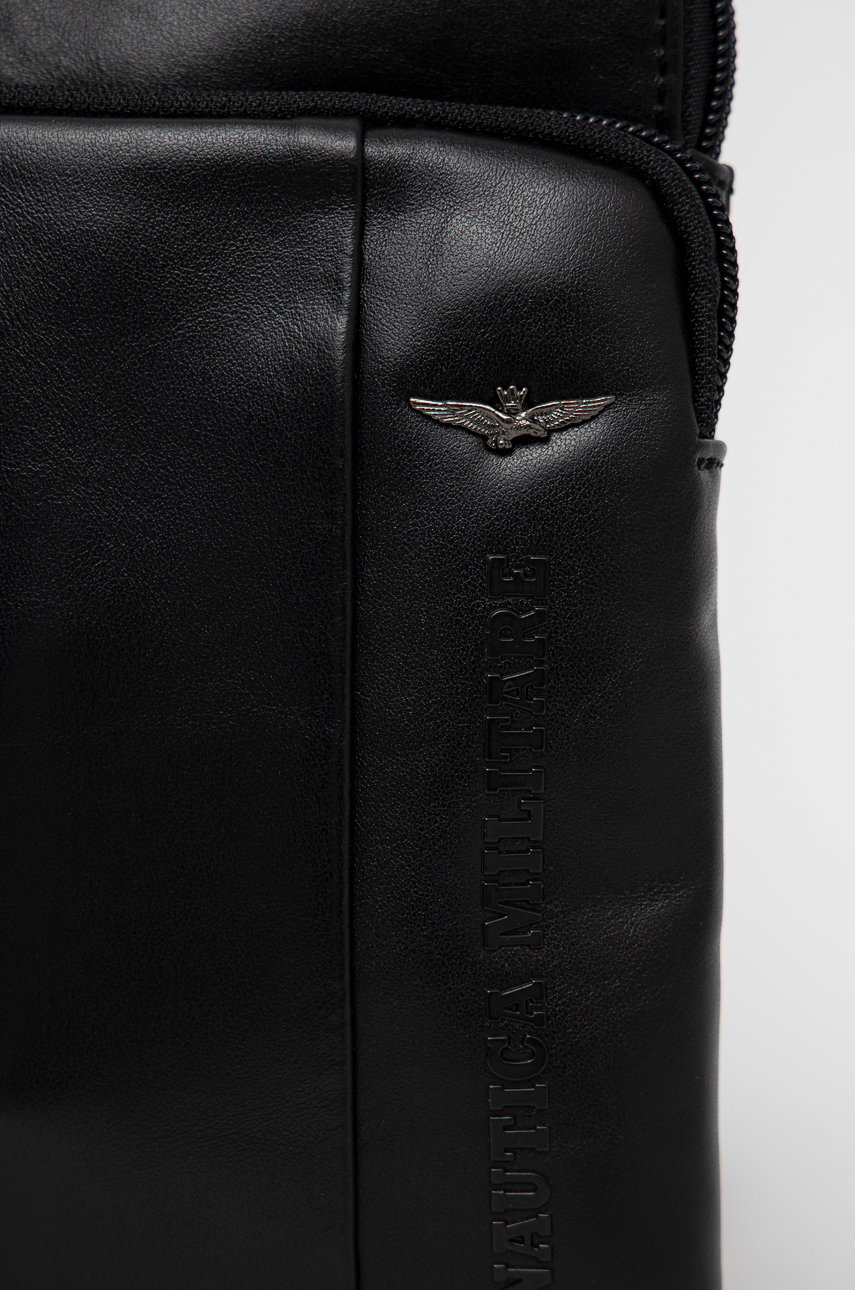 Шкіряна сумка Aeronautica Militare колір чорний | ANSWEAR.ua