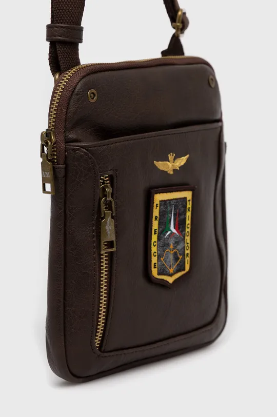 Malá taška Aeronautica Militare hnedá