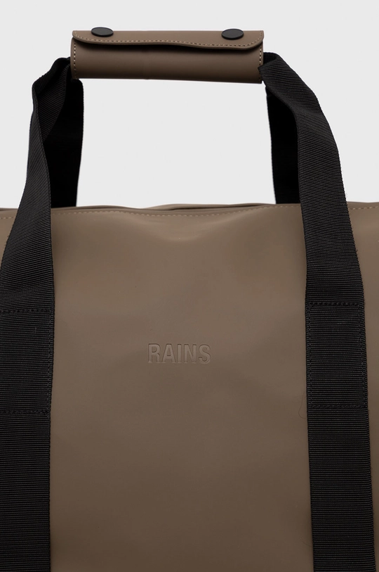 Rains bag  Basic material: 100% Polyester Finishing: 100% Polyurethane