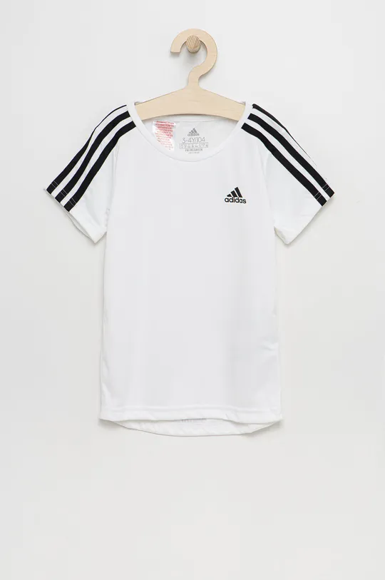 biela Detské tričko adidas Chlapčenský