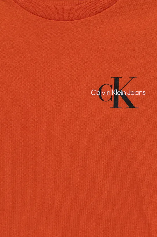 Calvin Klein Jeans t-shirt bawełniany dziecięcy IB0IB01231.9BYY 100 % Bawełna