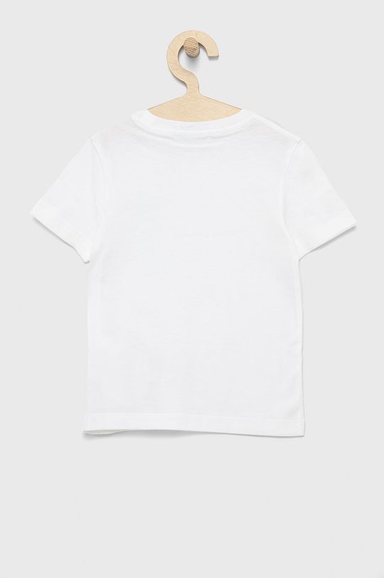 Dětské bavlněné tričko Calvin Klein Jeans bílá
