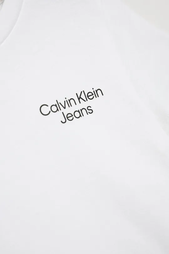 Дитяча бавовняна футболка Calvin Klein Jeans  100% Бавовна