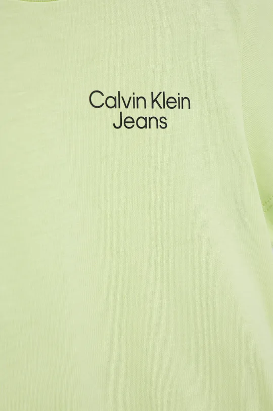 Детская хлопковая футболка Calvin Klein Jeans  100% Хлопок