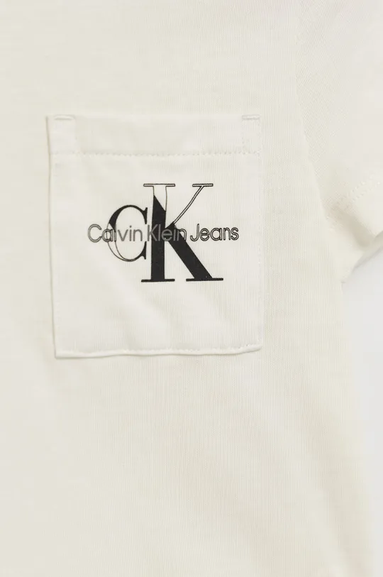 Παιδικό βαμβακερό μπλουζάκι Calvin Klein Jeans  100% Βαμβάκι