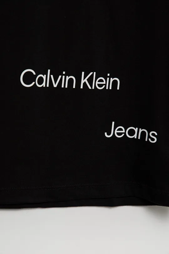 Detské bavlnené tričko Calvin Klein Jeans  100% Bavlna