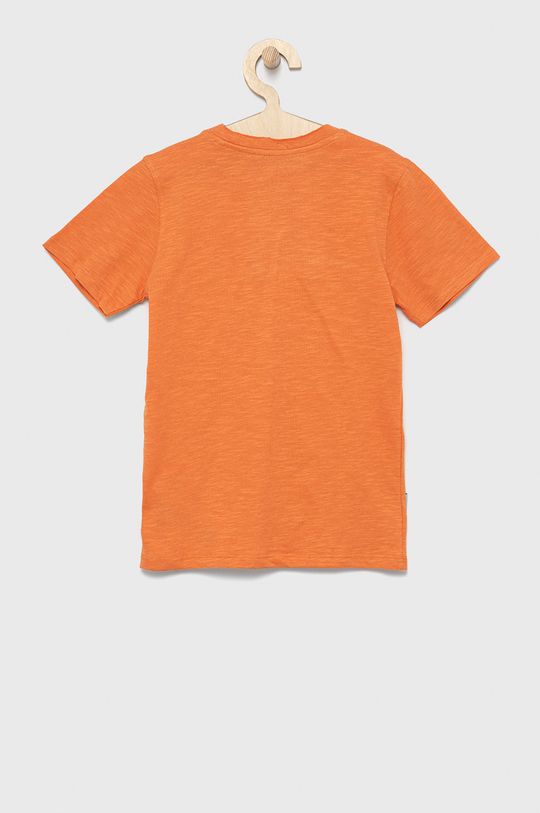 Guess tricou de bumbac pentru copii portocaliu