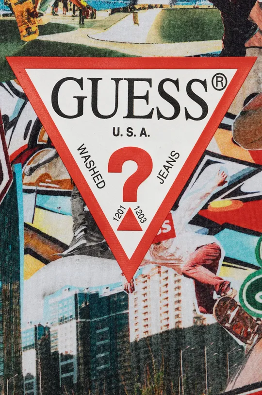 Παιδικό βαμβακερό μπλουζάκι Guess  100% Βαμβάκι