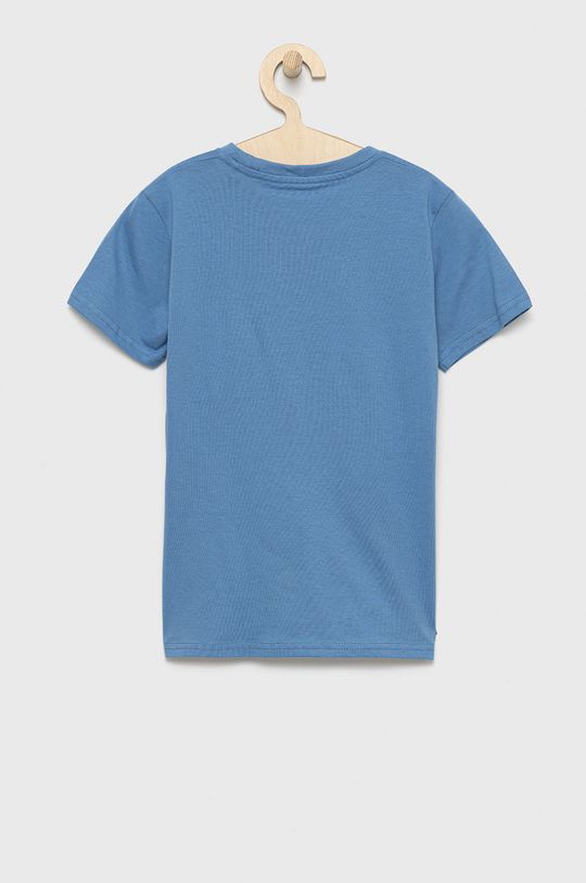Guess t-shirt bawełniany dziecięcy jasny niebieski