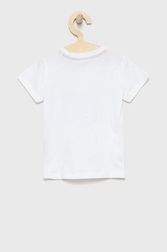 Dětské bavlněné tričko Guess bílá