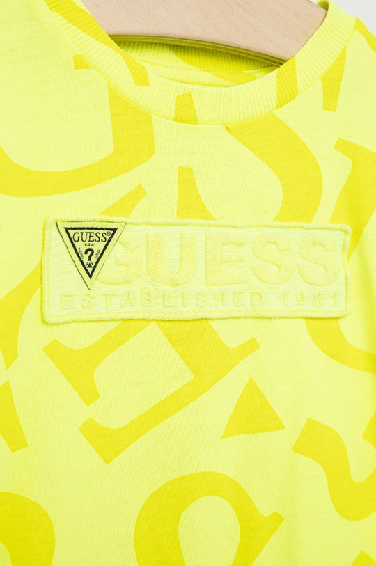 Παιδικό βαμβακερό μπλουζάκι Guess  100% Βαμβάκι