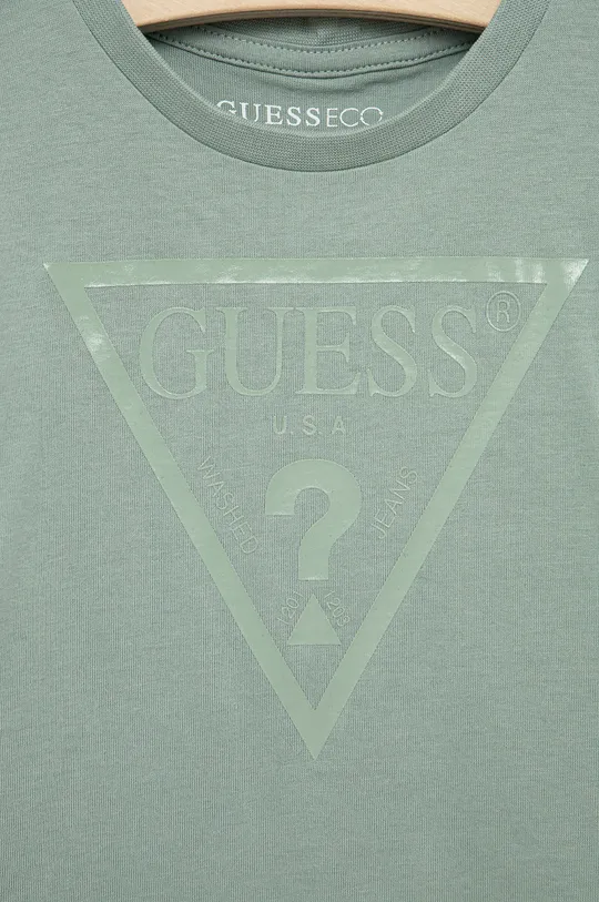 Guess t-shirt bawełniany dziecięcy 100 % Bawełna