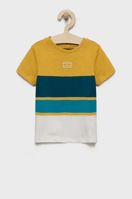 multicolor Tommy Hilfiger t-shirt bawełniany dziecięcy Chłopięcy