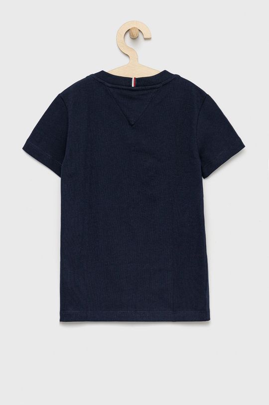 Dětské bavlněné tričko Tommy Hilfiger námořnická modř