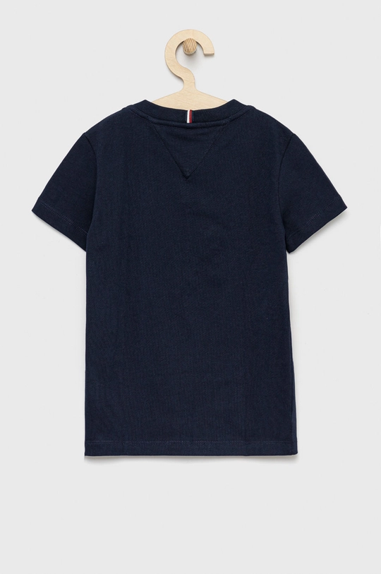 Tommy Hilfiger t-shirt bawełniany dziecięcy granatowy