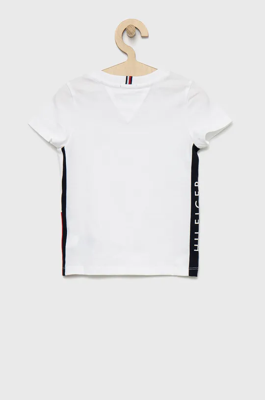 Tommy Hilfiger t-shirt bawełniany dziecięcy biały