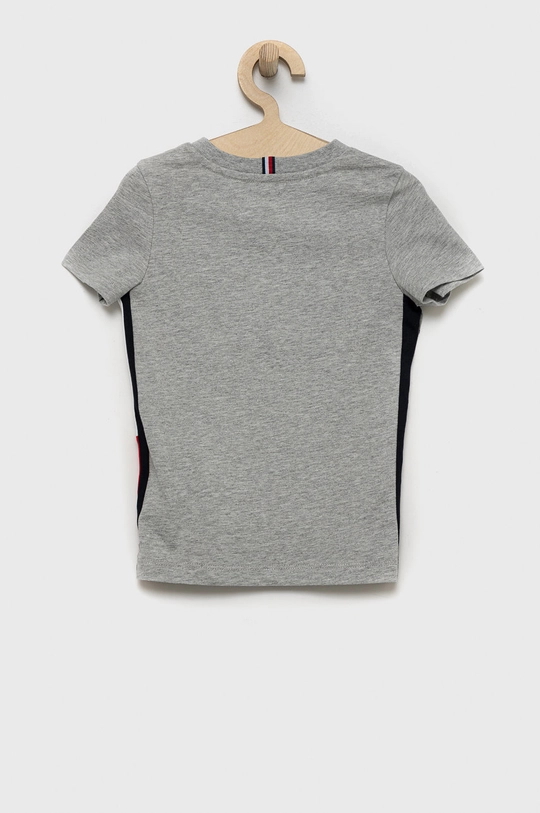 Tommy Hilfiger t-shirt bawełniany dziecięcy szary