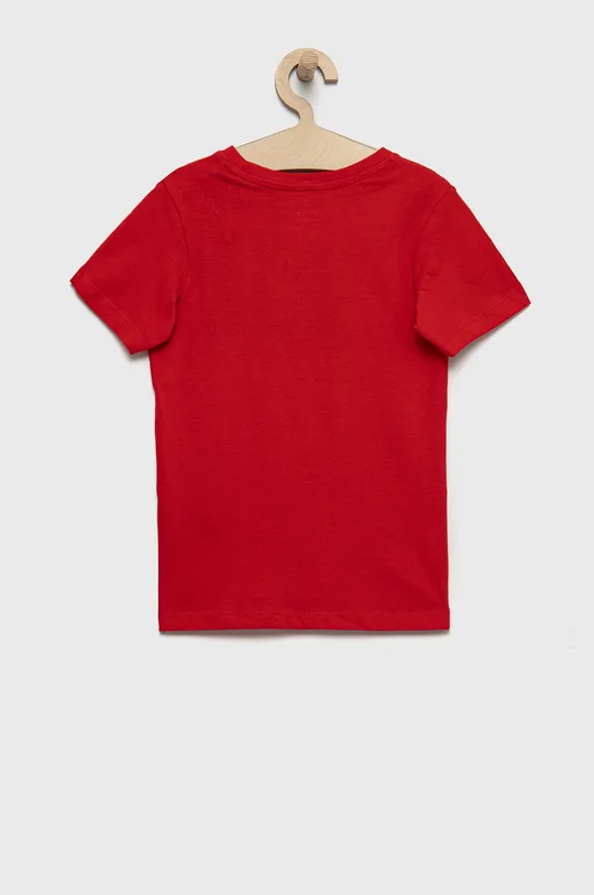 Παιδικό βαμβακερό μπλουζάκι Jack & Jones κόκκινο