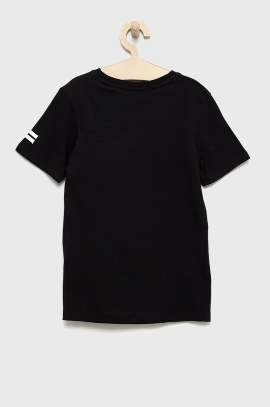 Detské bavlnené tričko Jack & Jones čierna