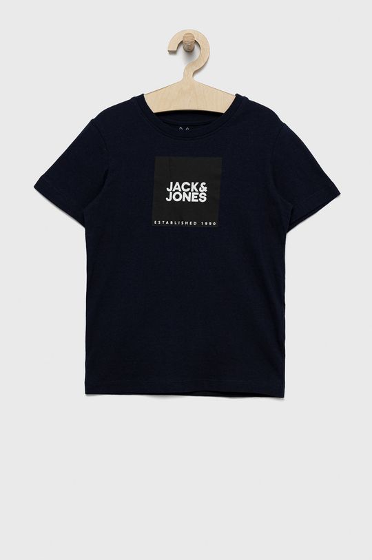 námořnická modř Dětské bavlněné tričko Jack & Jones Chlapecký