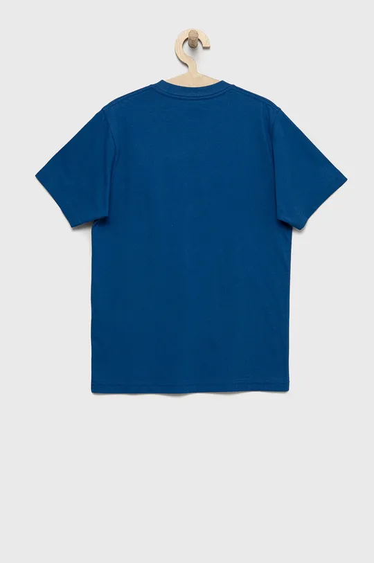 Βαμβακερό μπλουζάκι διπλής όψης Vans μπλε