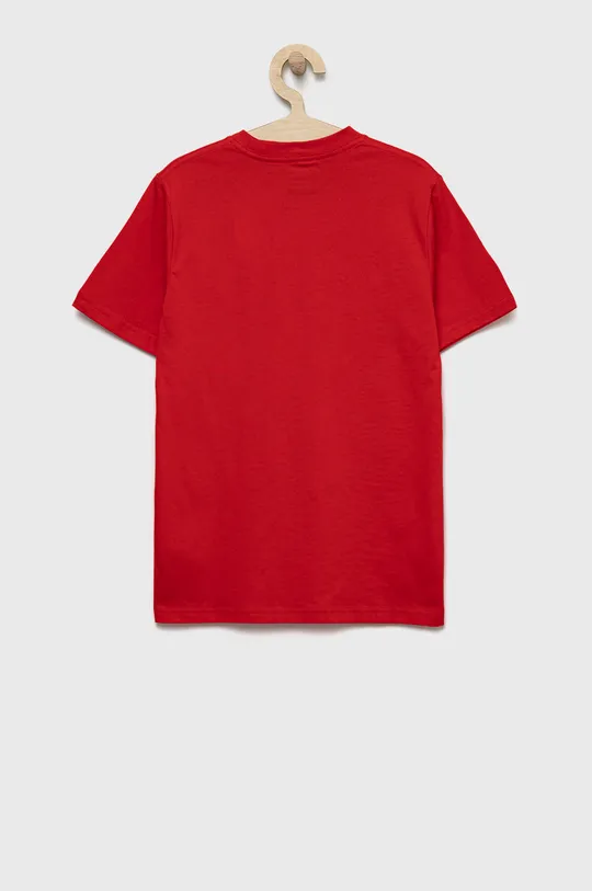 Vans t-shirt bawełniany dziecięcy czerwony