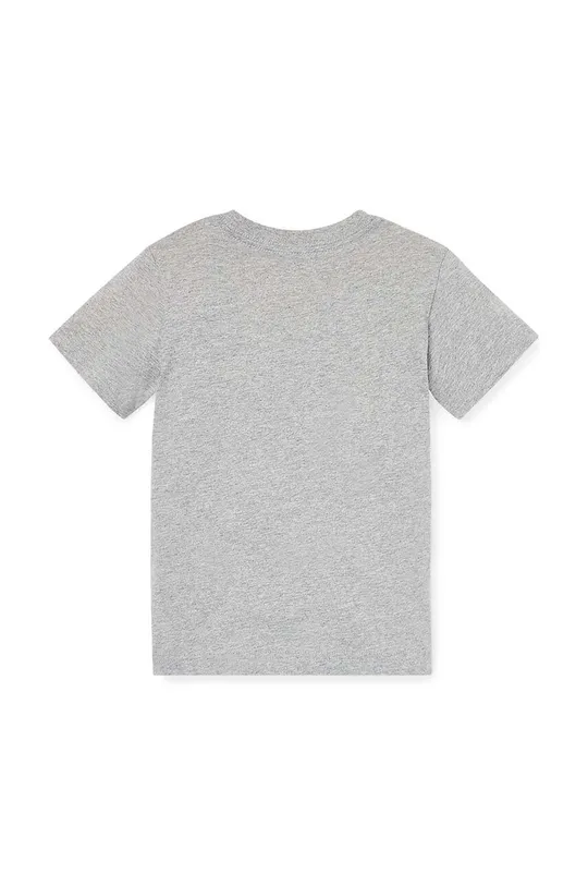Dječja pamučna majica kratkih rukava Polo Ralph Lauren siva