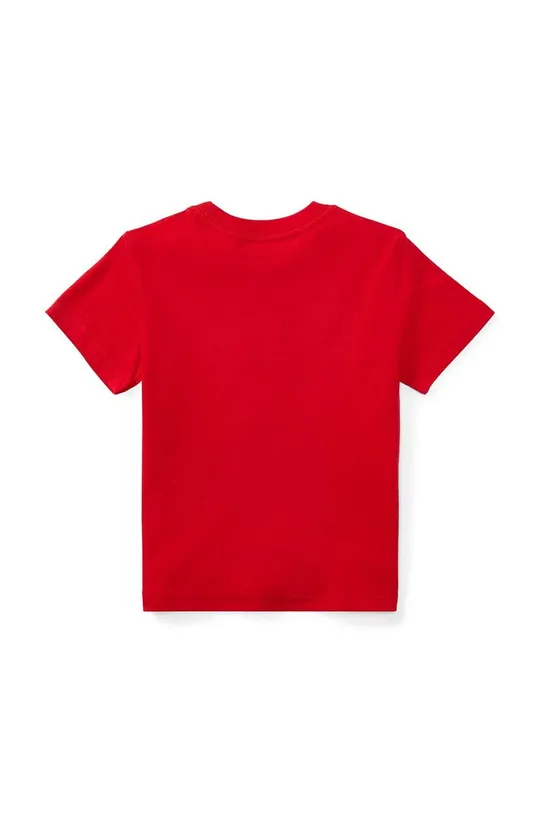 Παιδικό βαμβακερό μπλουζάκι Polo Ralph Lauren κόκκινο